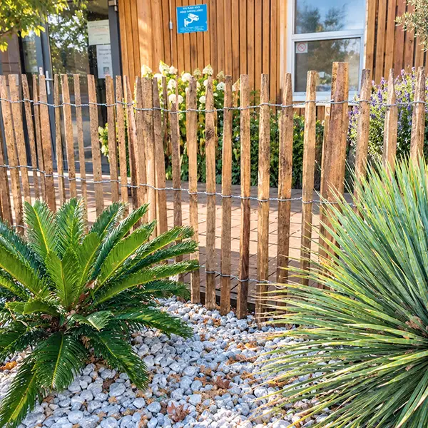 clôture en ganivelle bois – châtaignier 10m