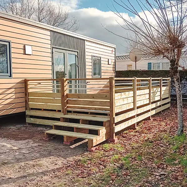 terrasse de mobil home – modèle bruyère